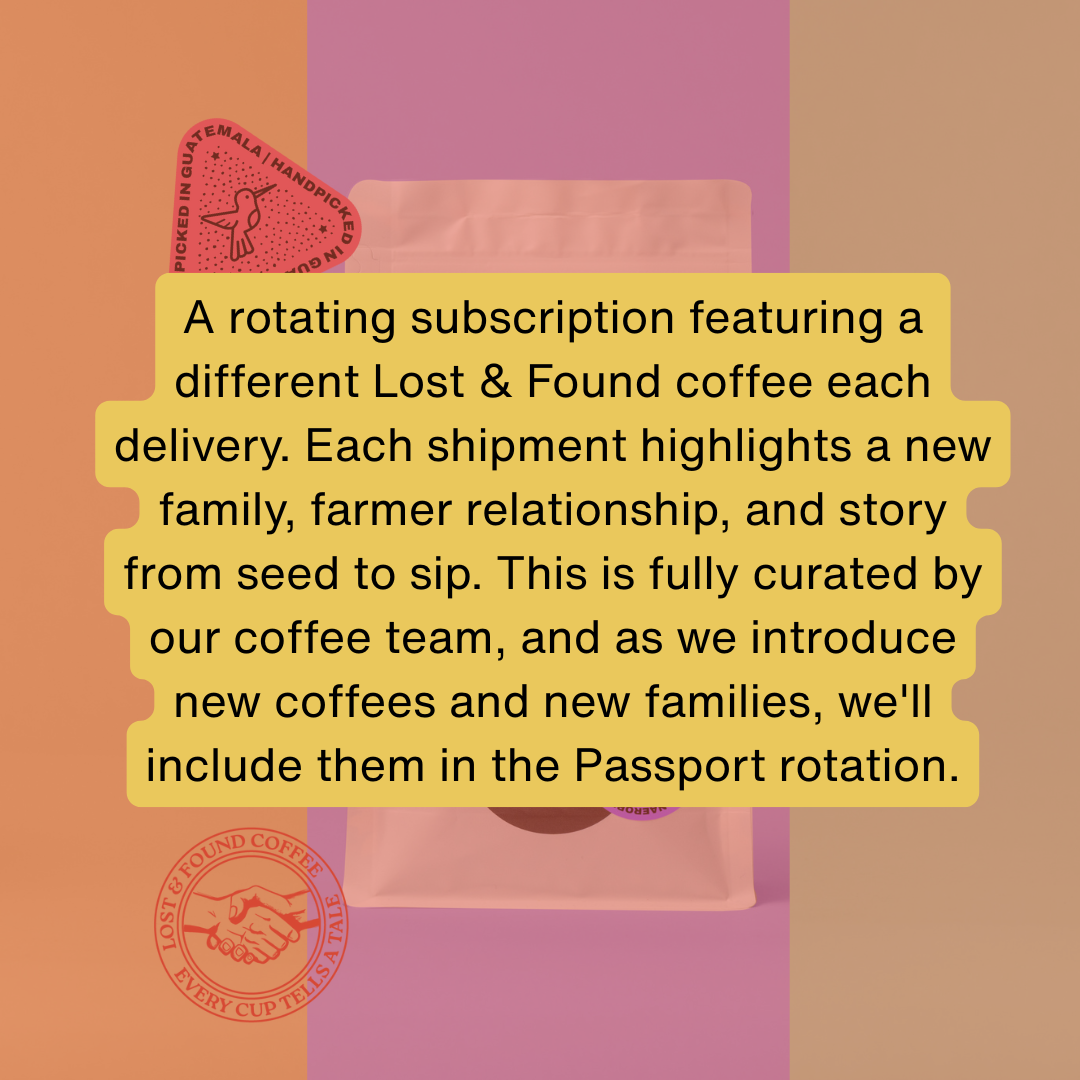 Lost & Found Coffee Passport